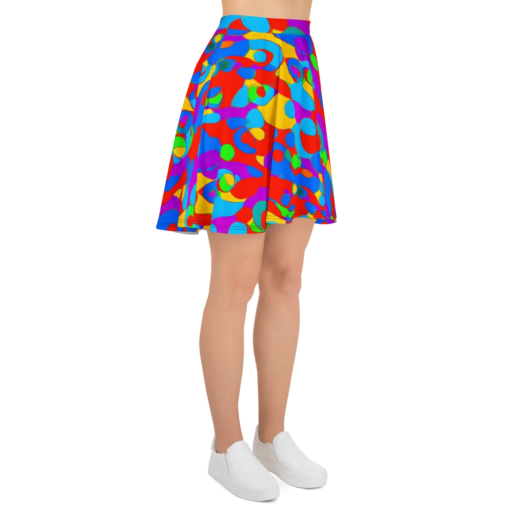 Acid Geometry on Skater Skirt — Right