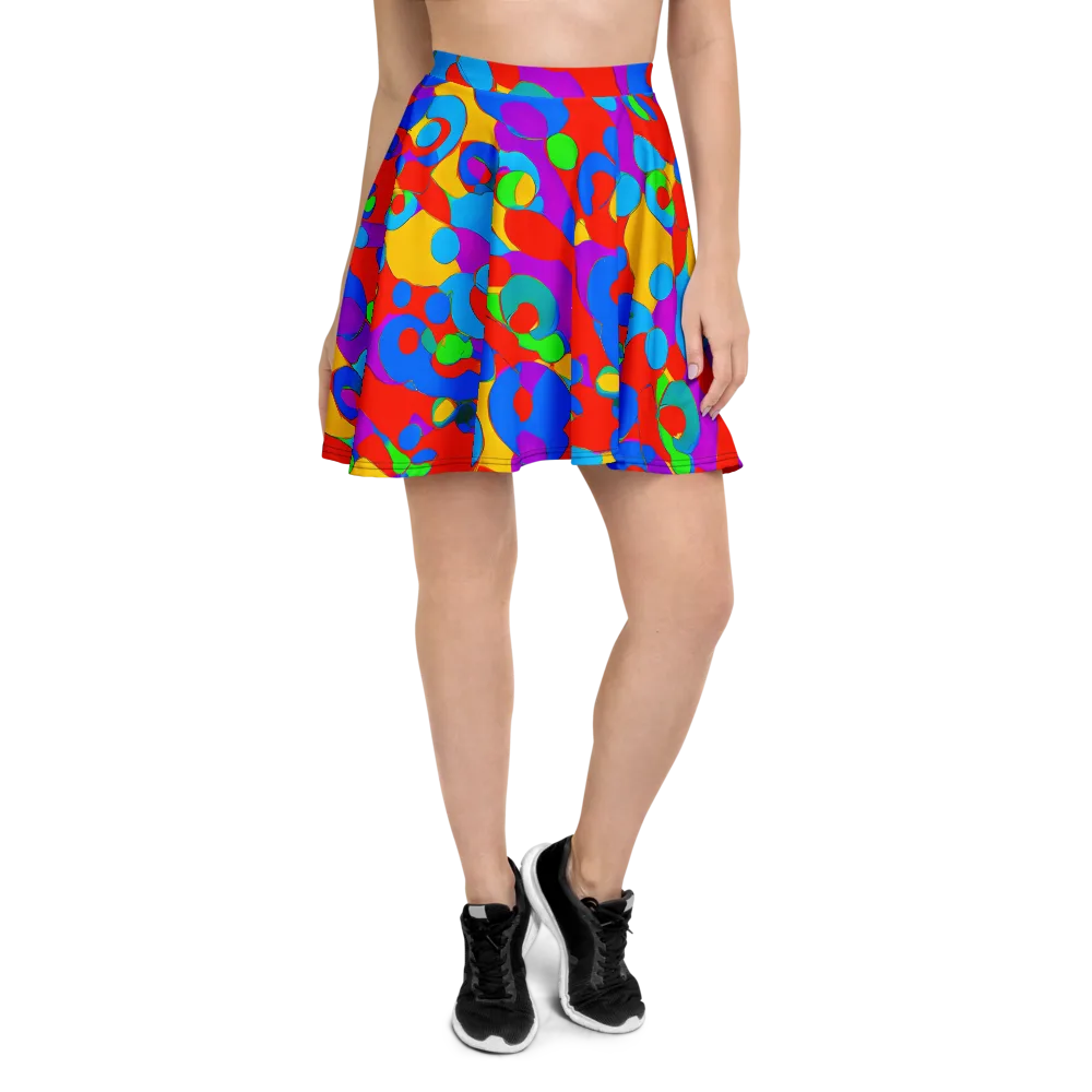 Acid Geometry on Skater Skirt — Front