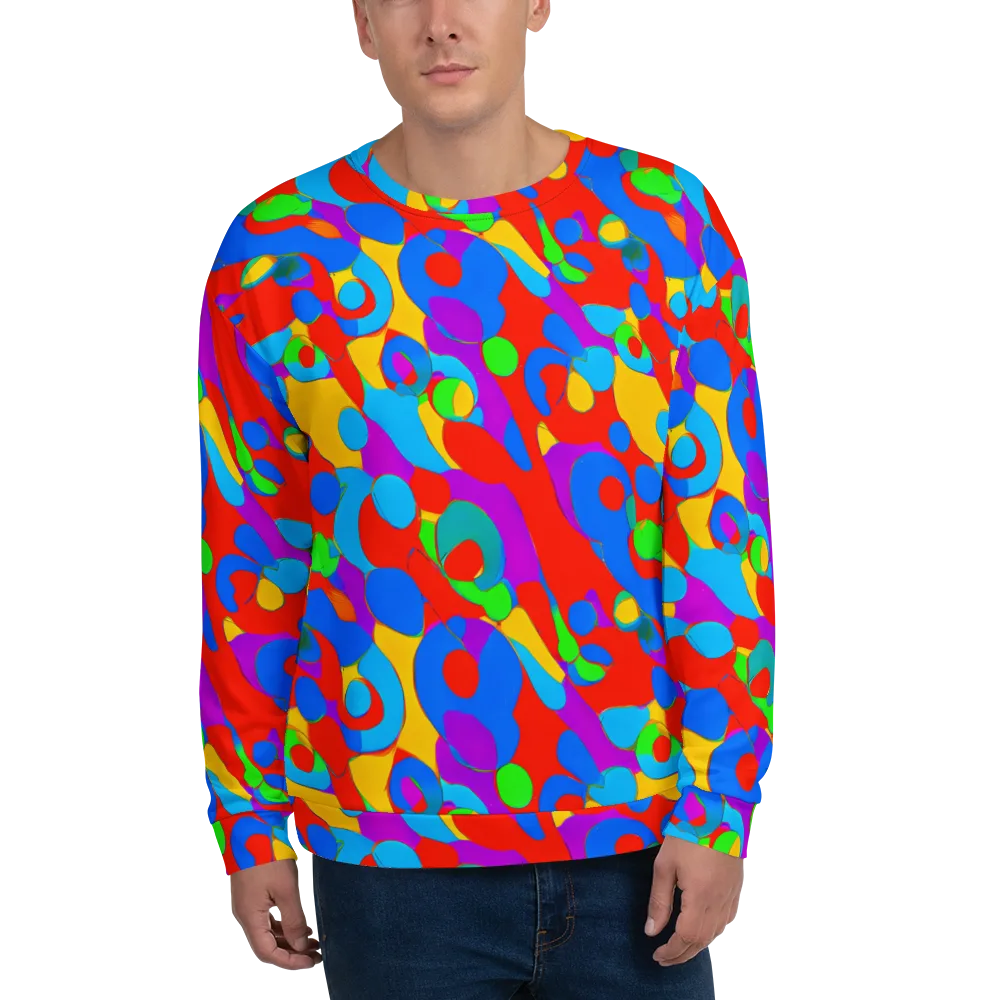 Acid Geometry on Sweatshirt — Front