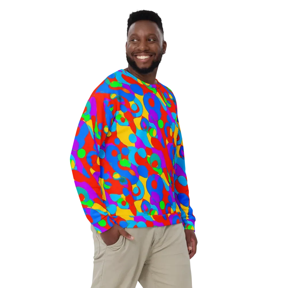 Acid Geometry on Sweatshirt — Front
