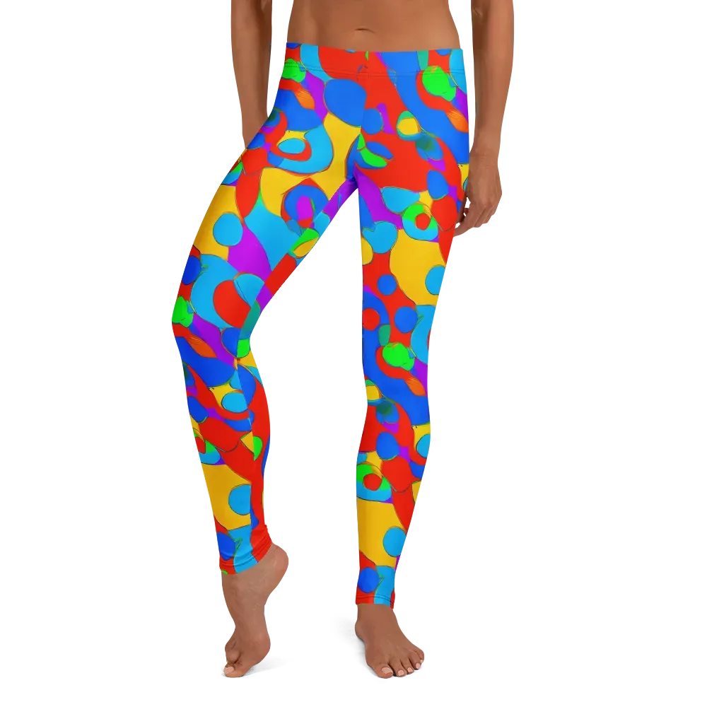 Acid Geometry on Leggings — Front