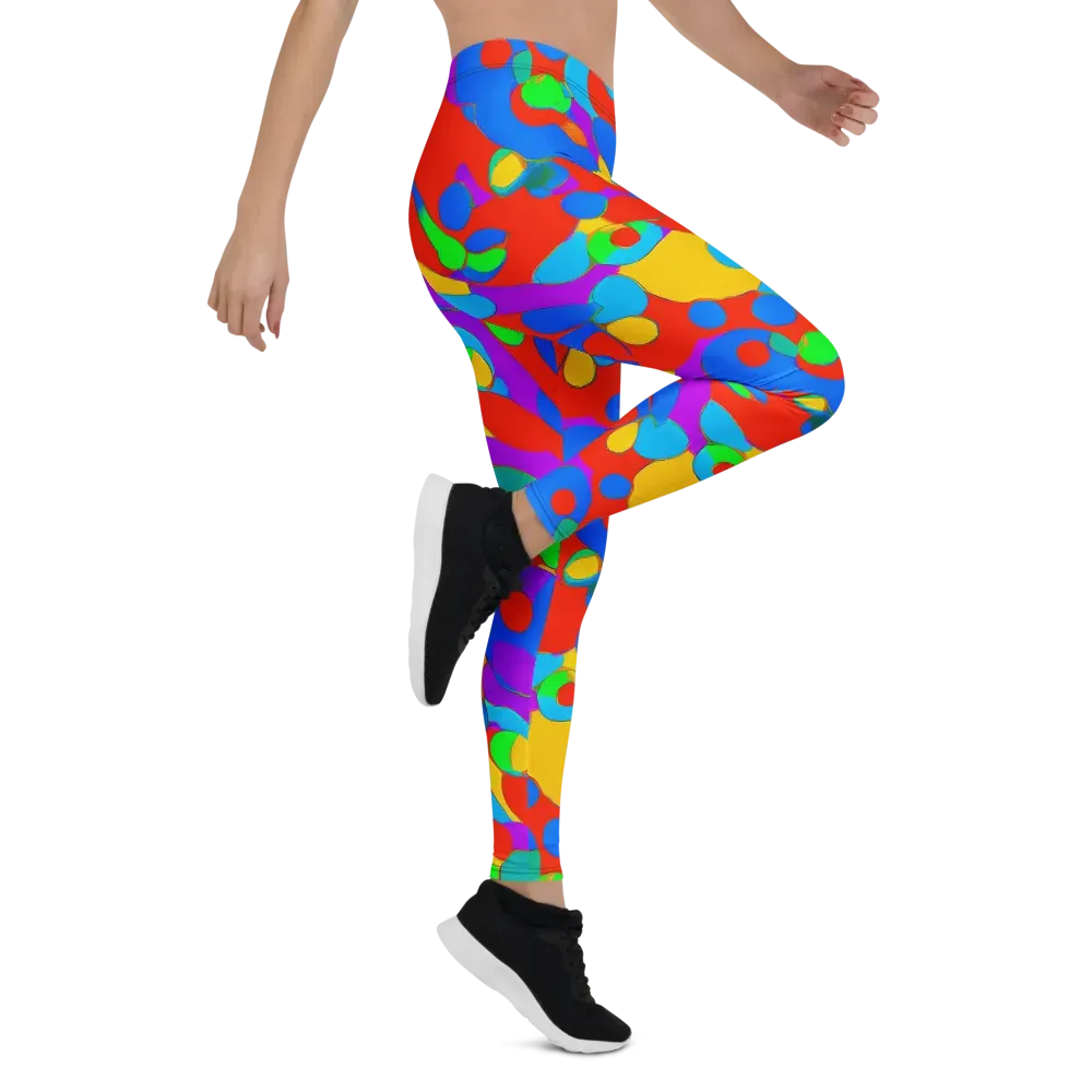 Acid Geometry on Leggings — Right