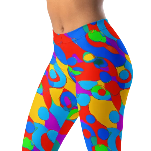 Acid Geometry on a Leggings