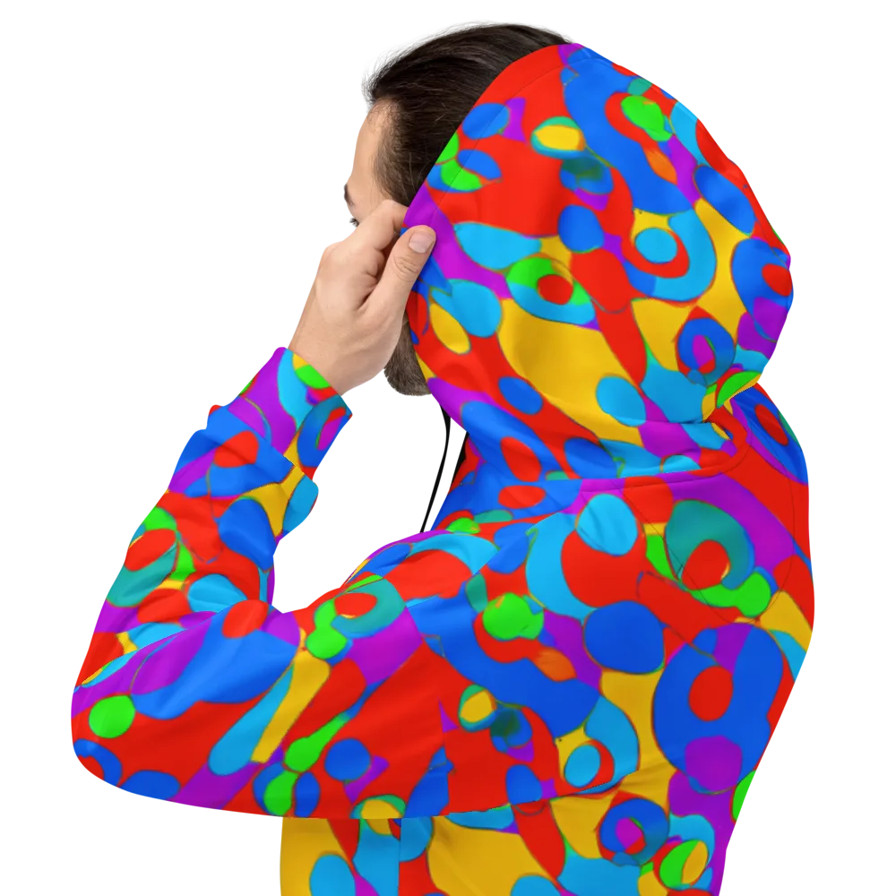 Acid Geometry on Hoodie — Back