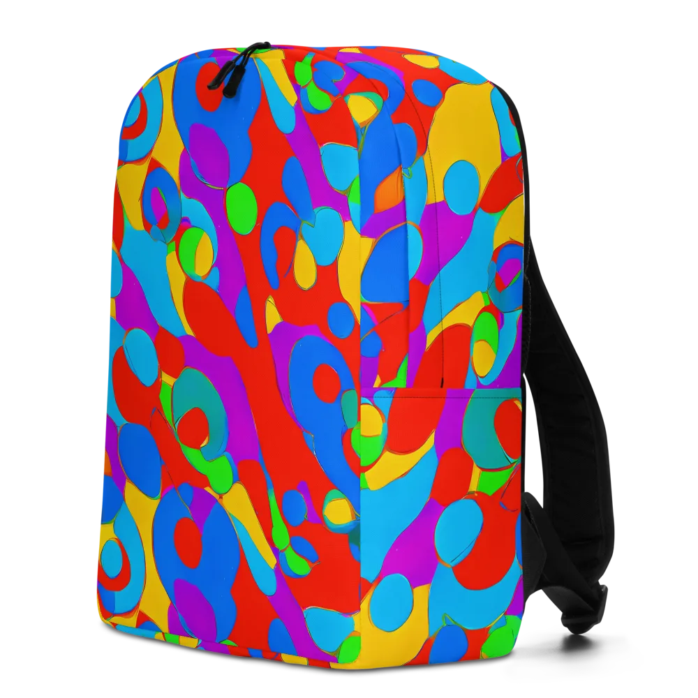 Acid Geometry on Minimalist Backpack — Left