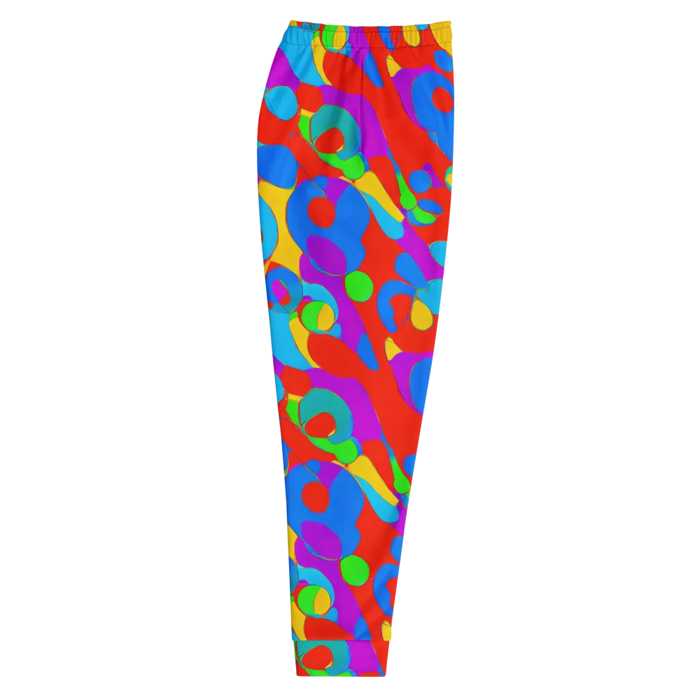 Acid Geometry on Men's Joggers — Right