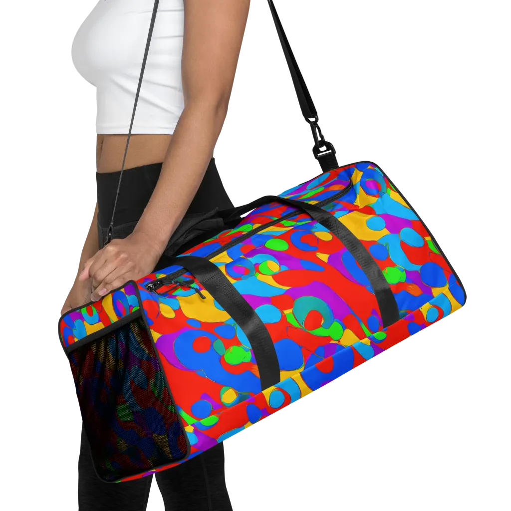 Acid Geometry on Duffle Bag — Front