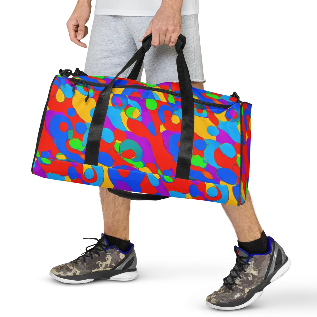 Acid Geometry on Duffle Bag — Front