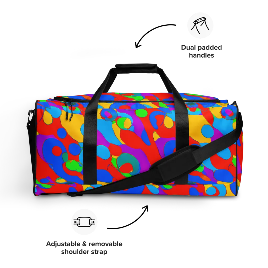 Acid Geometry on Duffle Bag — Front