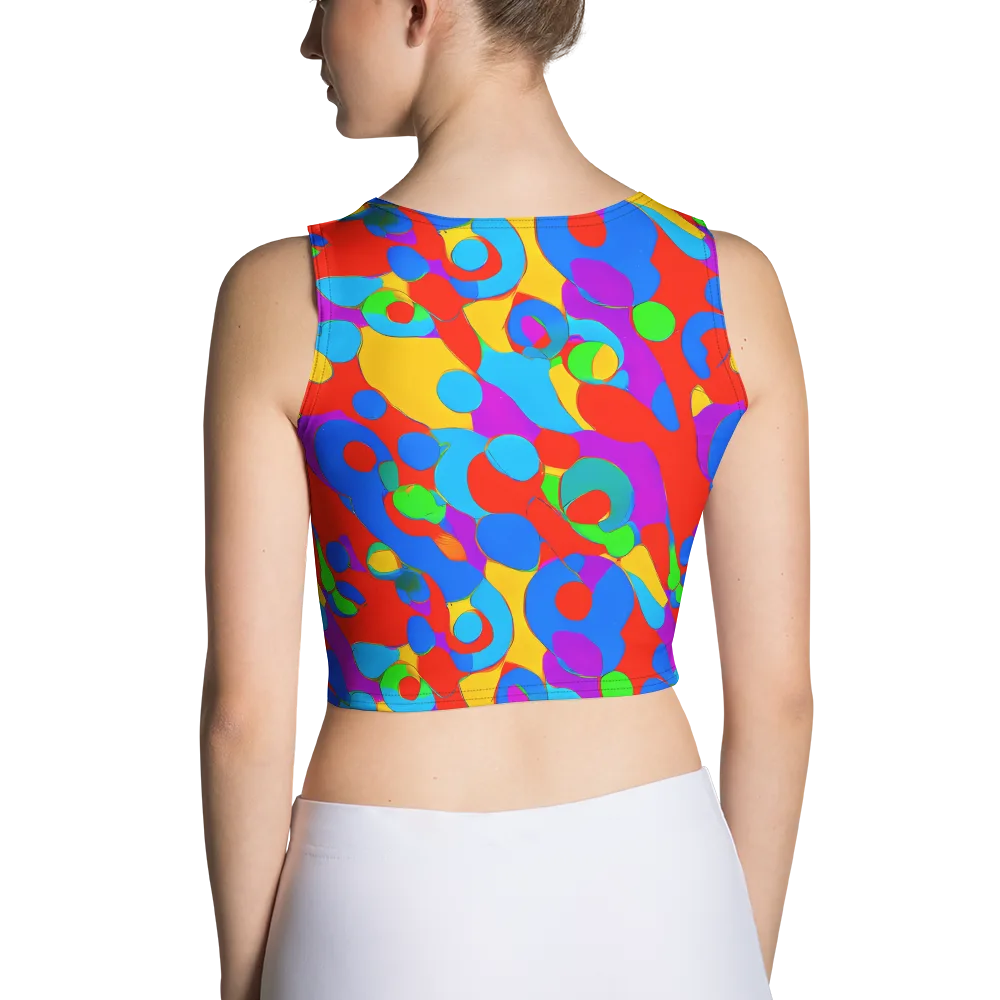 Acid Geometry on Crop Top — Back