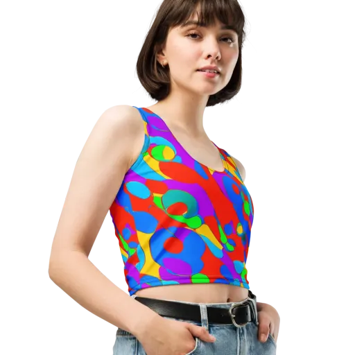 Acid Geometry on a Crop Top