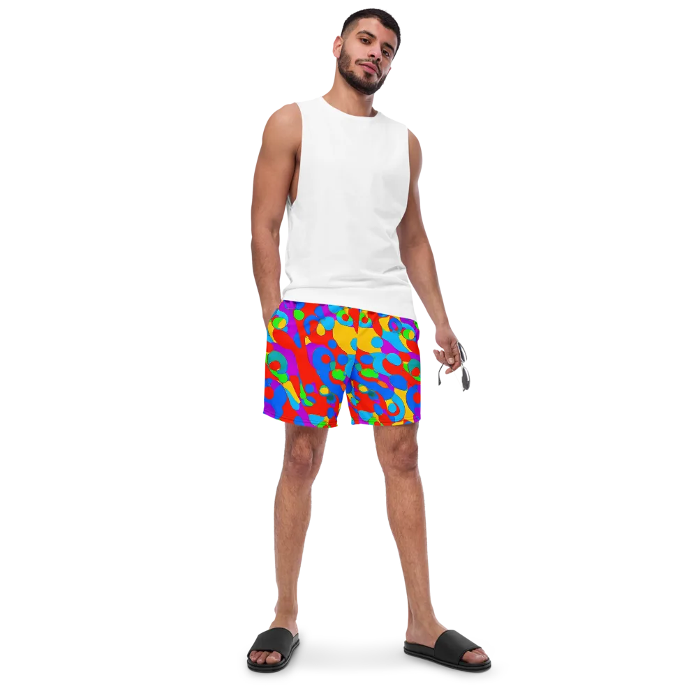 Acid Geometry on Swim Trunks — Front