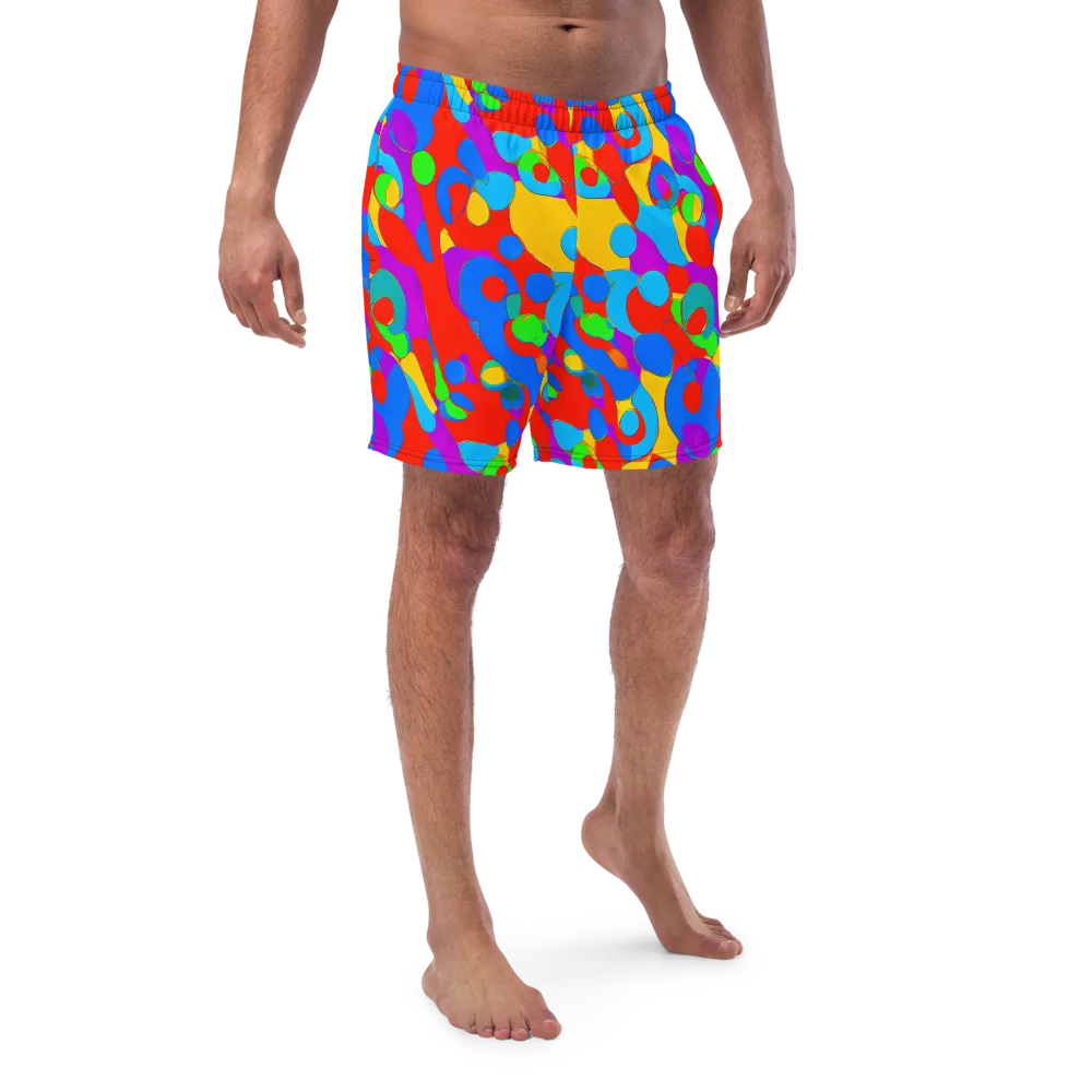 Acid Geometry on Swim Trunks — Front