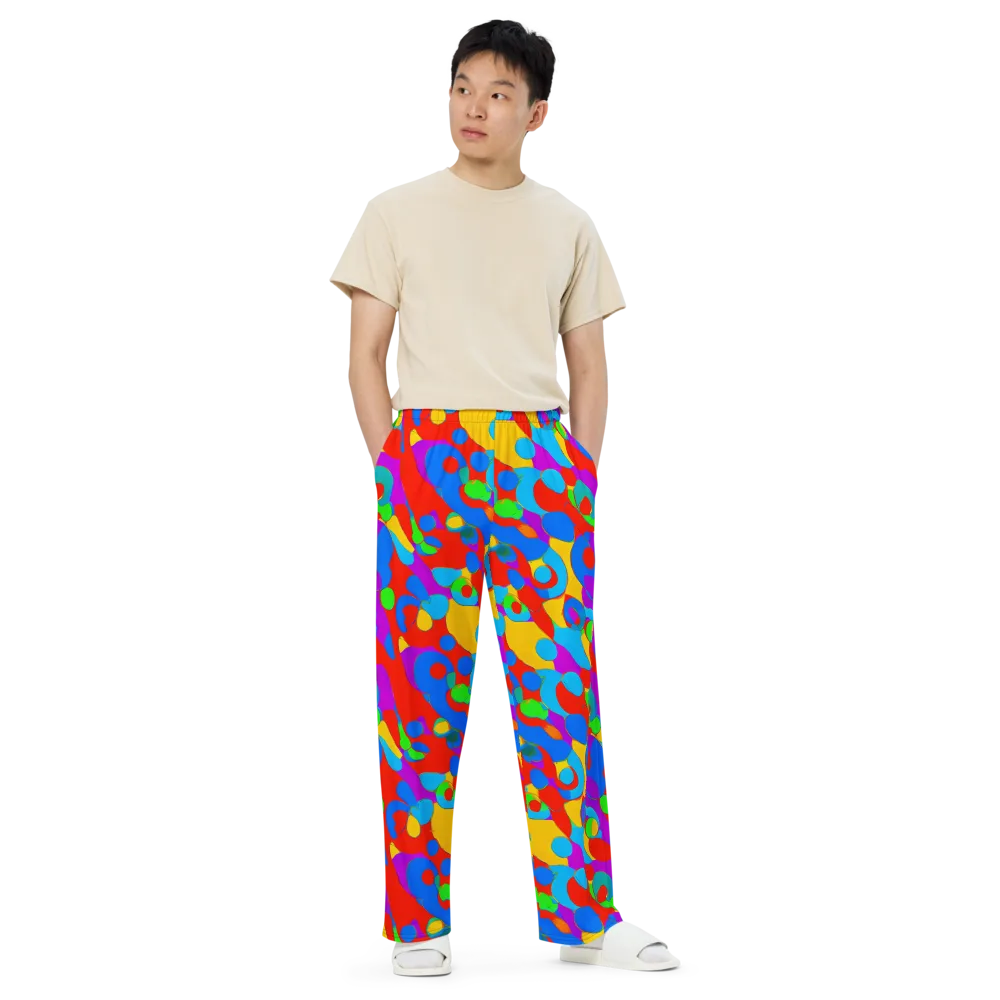 Acid Geometry on Wide-Leg Pants — Front