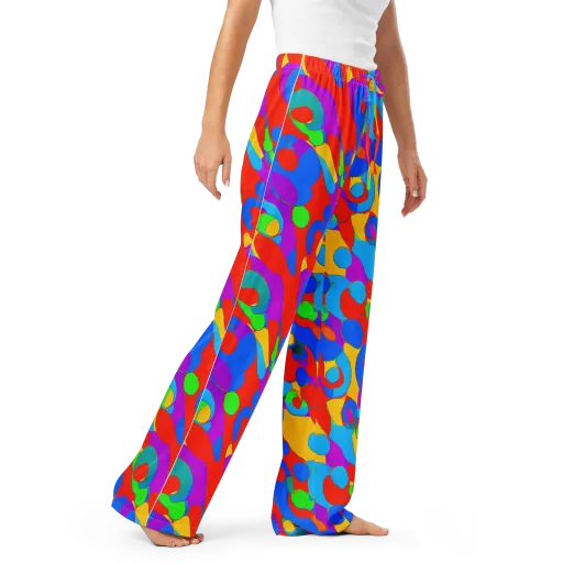 Acid Geometry on a Women's Pajama Pants