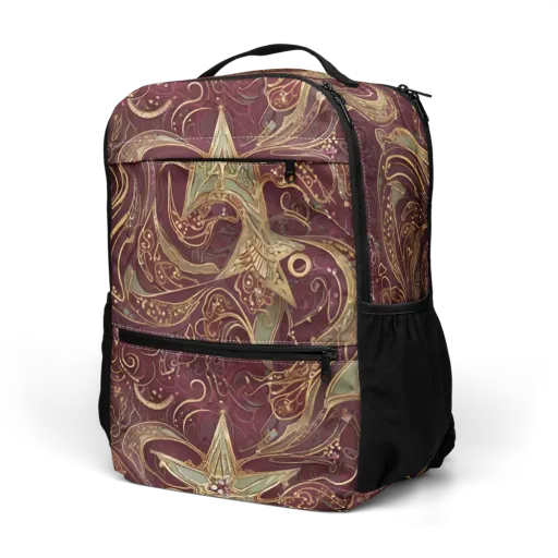 Burgundy Astral on a Utility Backpack