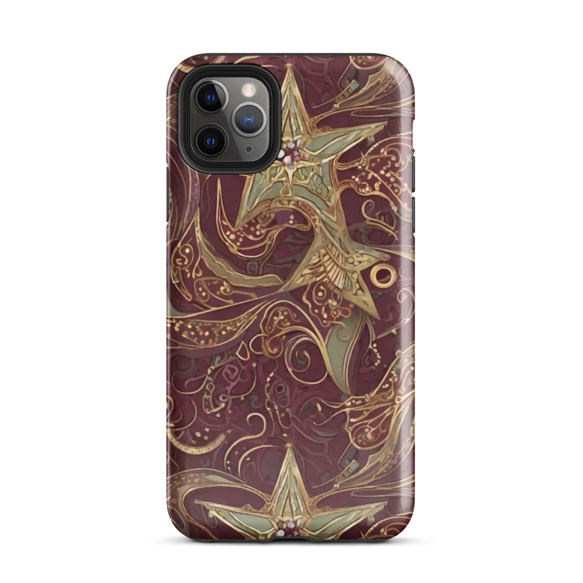 Burgundy Astral on Tough Case for iPhone® — Front