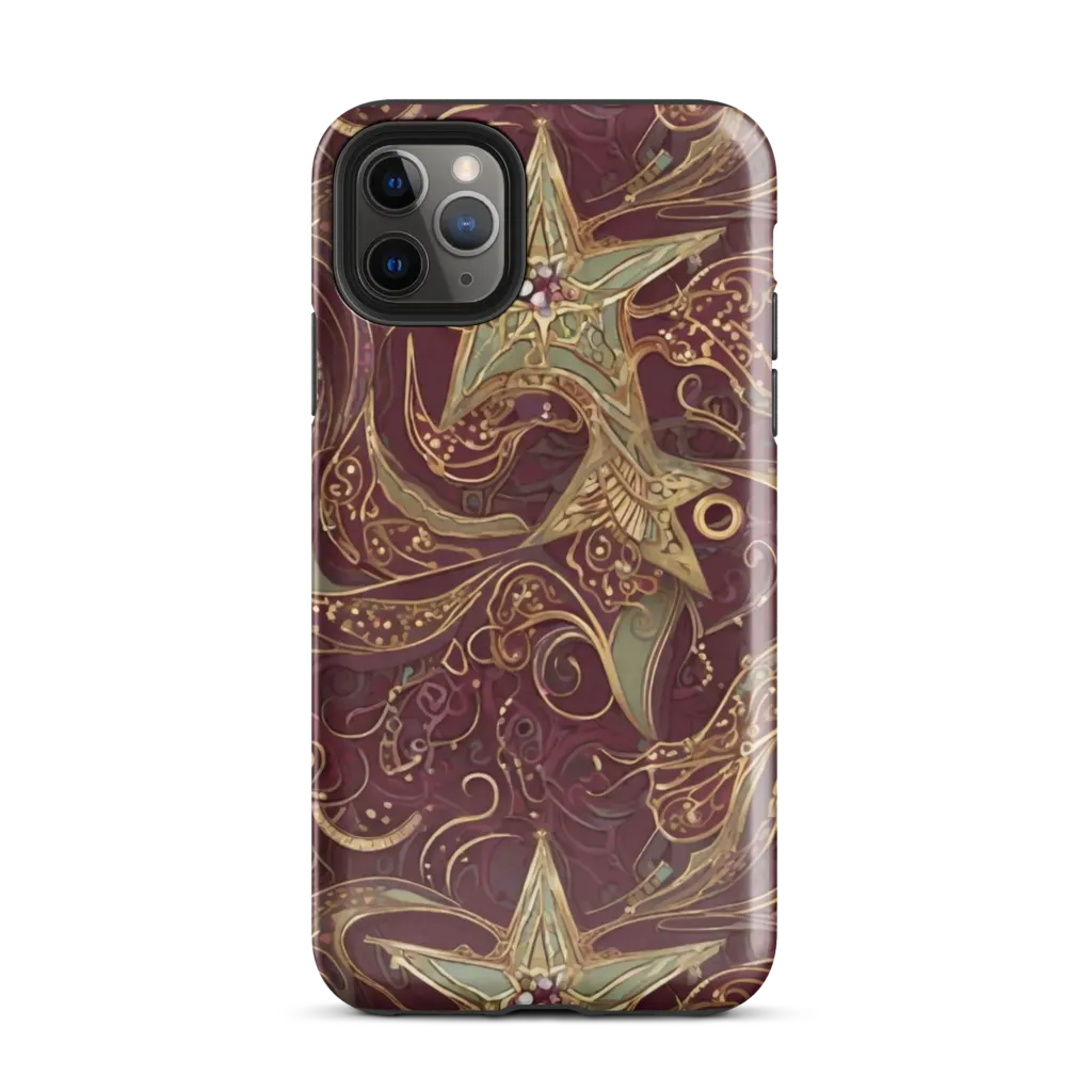 Burgundy Astral on Tough Case for iPhone® — Front