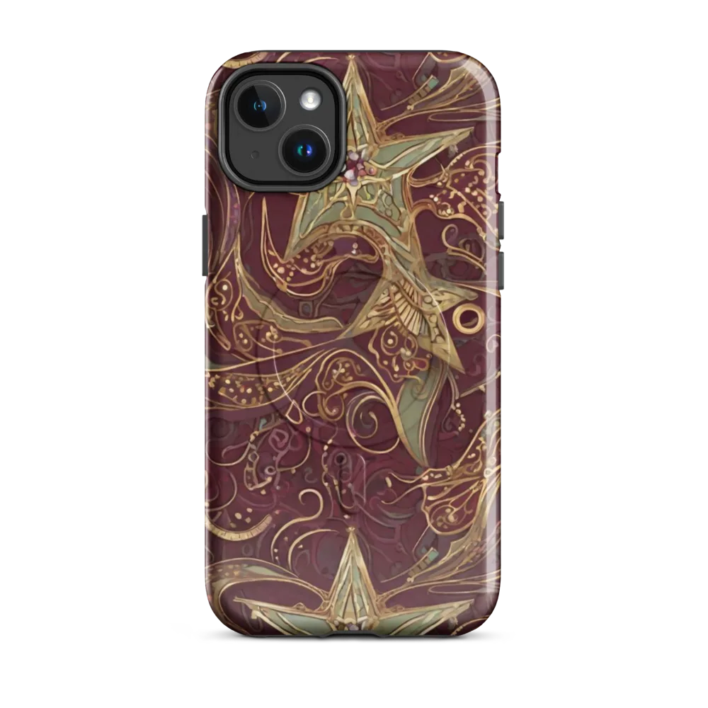 Burgundy Astral on MagSafe Tough Case for iPhone® — Front