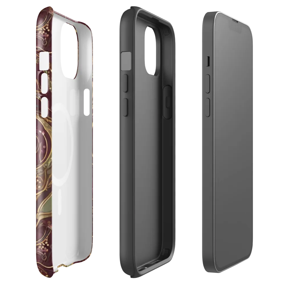 Burgundy Astral on MagSafe Tough Case for iPhone® — Front