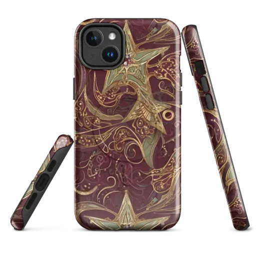 Burgundy Astral on a MagSafe Tough Case for iPhone®