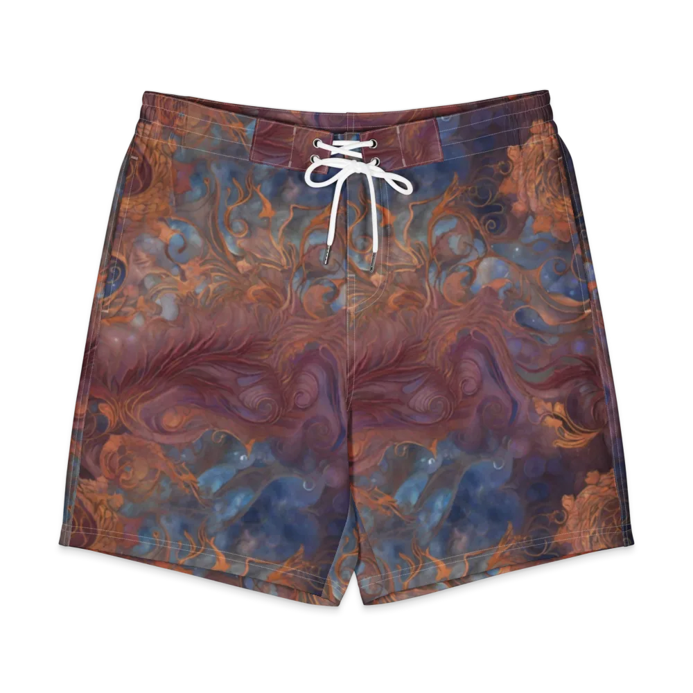 Embervine Reverie on Men's Board Shorts — Front
