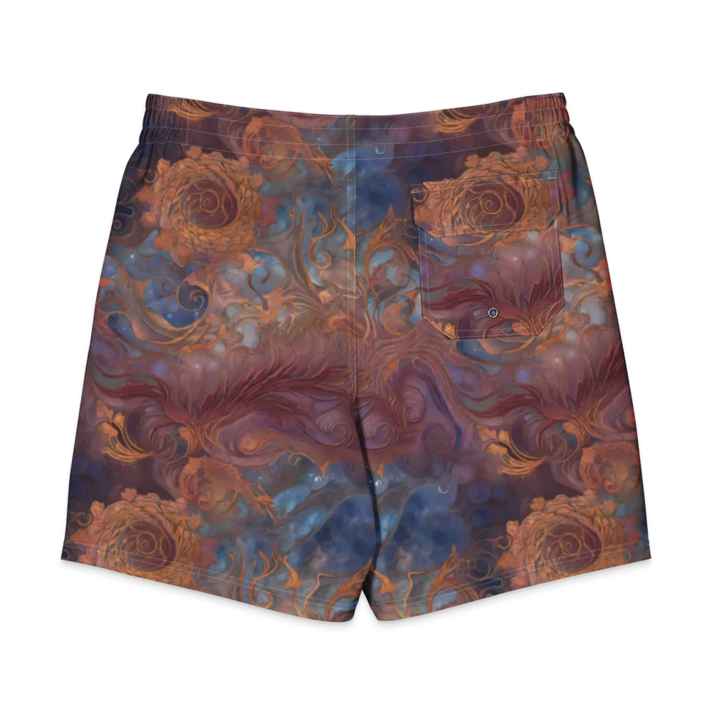 Embervine Reverie on Men's Board Shorts — Back