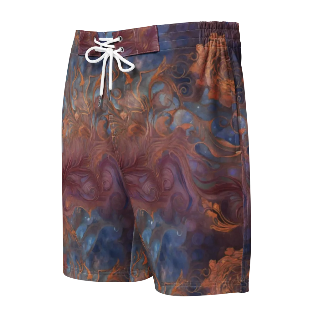 Embervine Reverie on Men's Board Shorts — Front