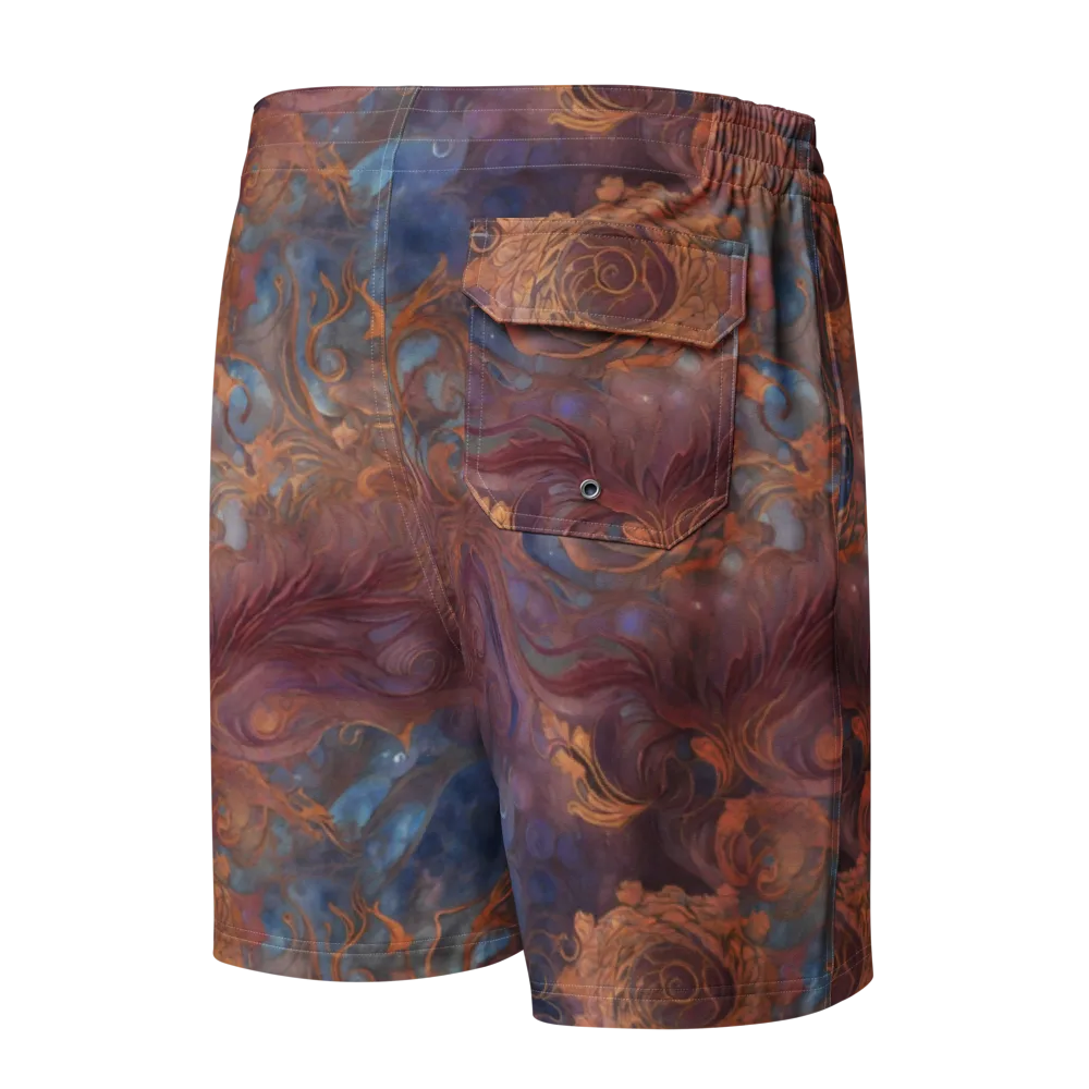 Embervine Reverie on Men's Board Shorts — Back