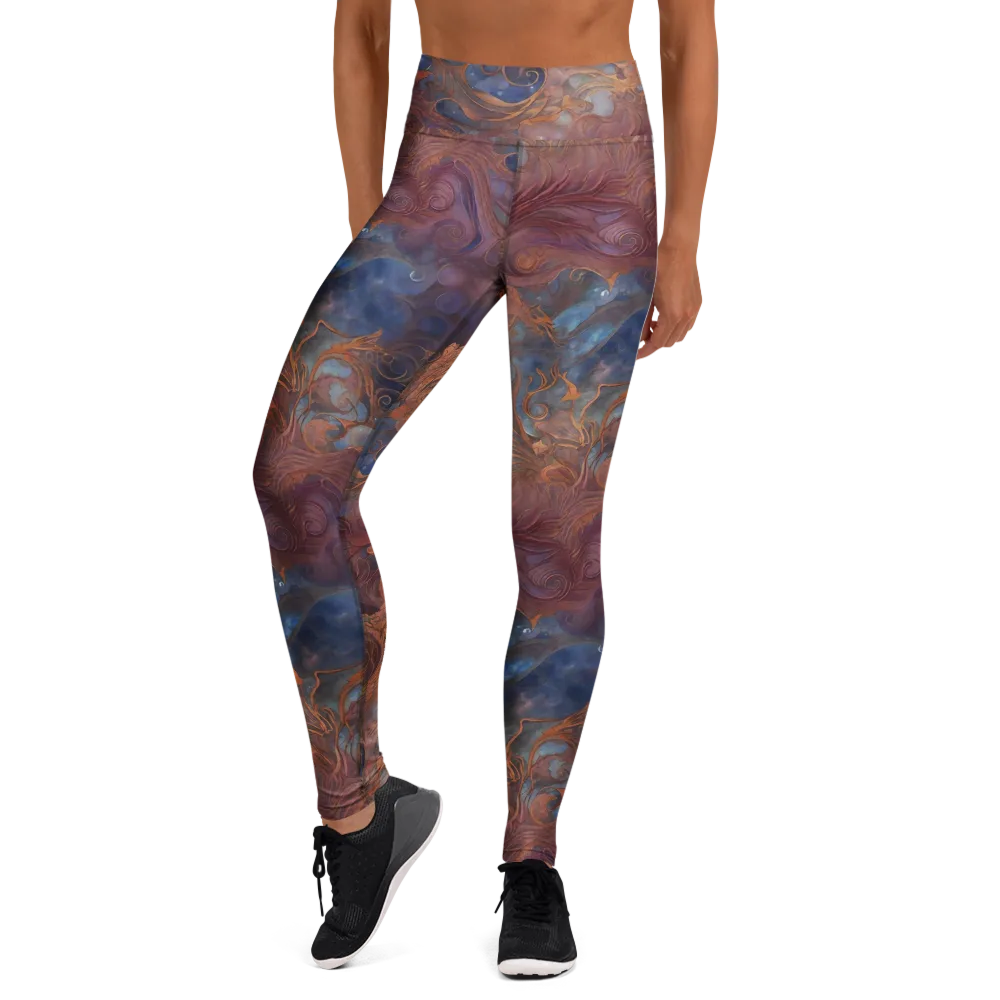 Embervine Reverie on Yoga Leggings — Front