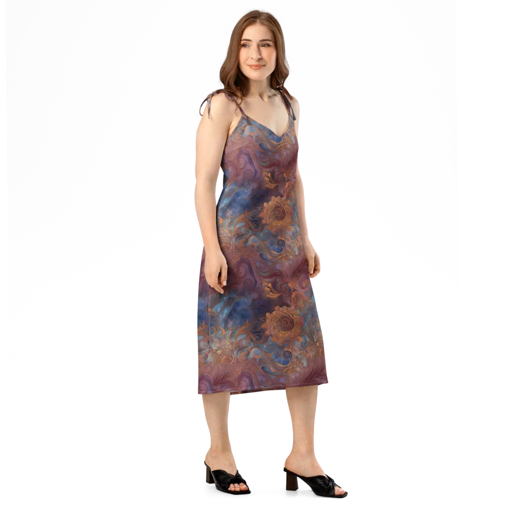 Embervine Reverie on Slip Dress — Right Front