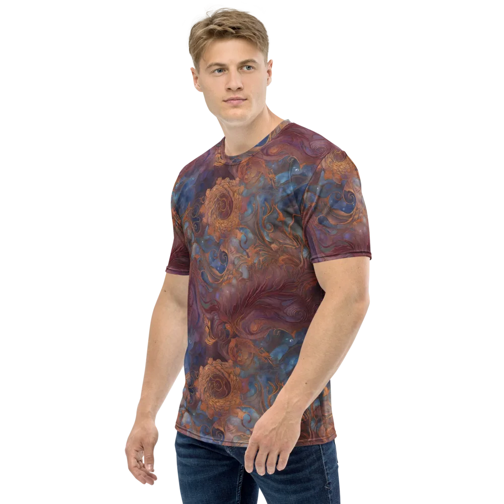 Embervine Reverie on Men's Crew Neck T-Shirt — Left