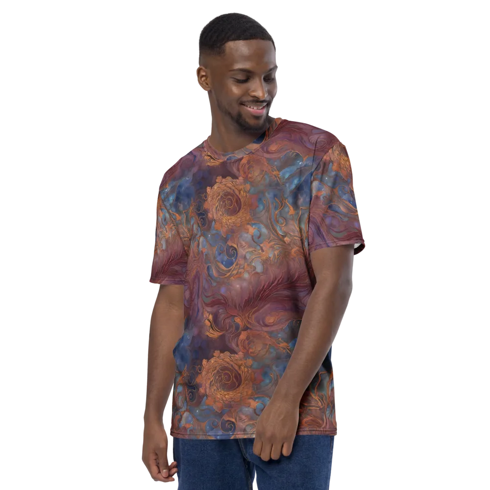 Embervine Reverie on Men's Crew Neck T-Shirt — Left