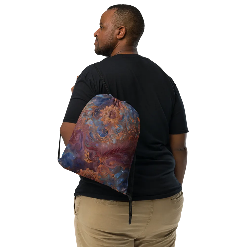 Embervine Reverie on Drawstring Bag — Front