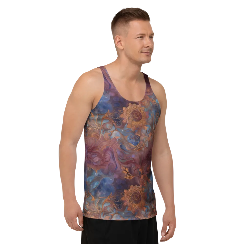Embervine Reverie on Men's Tank Top — Right Front