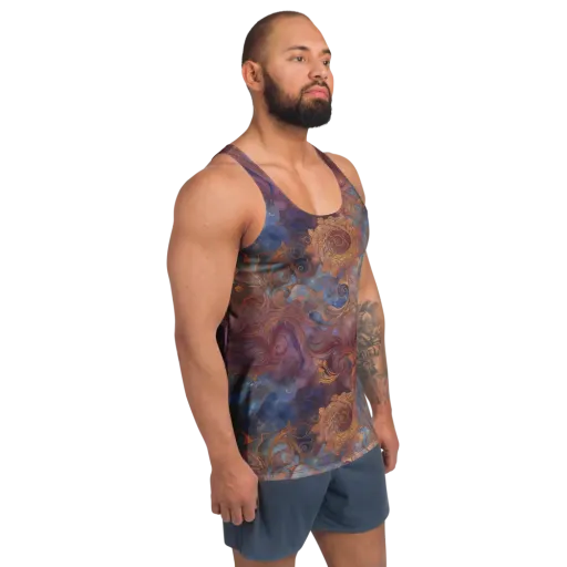 Embervine Reverie on a Men's Tank Top