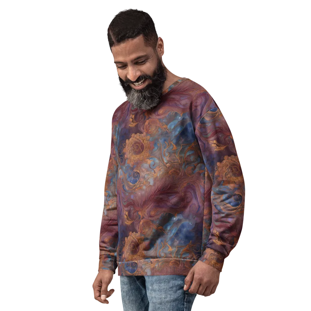 Embervine Reverie on Sweatshirt — Left Front