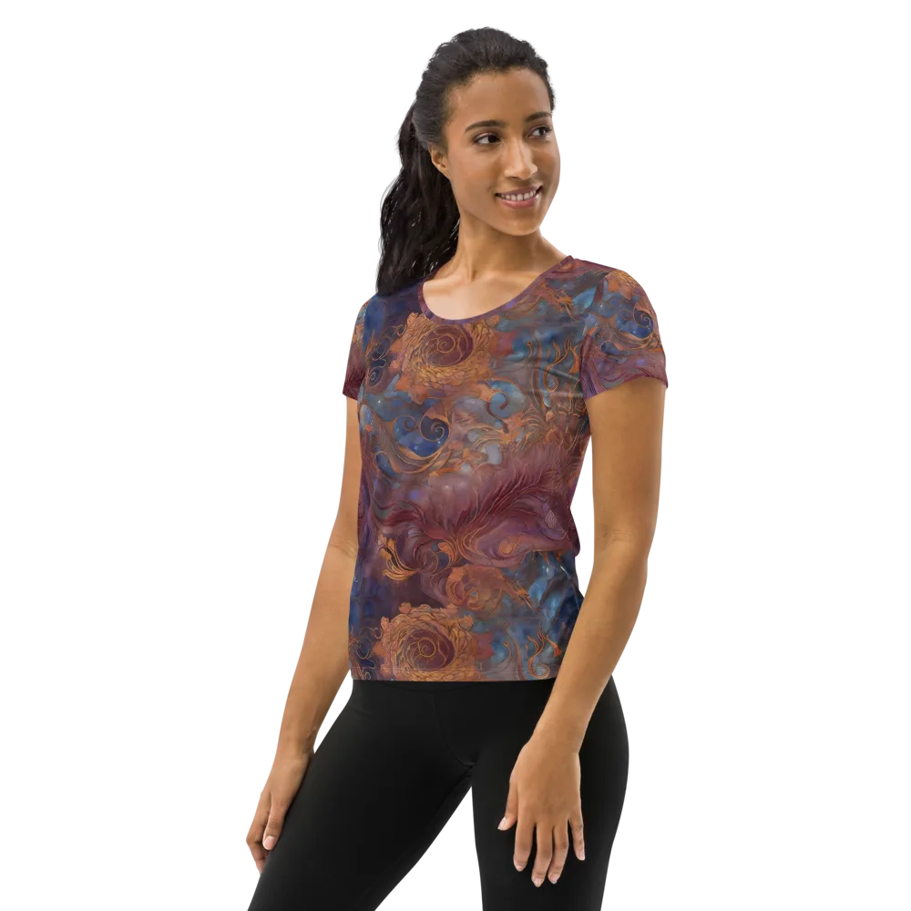 Embervine Reverie on Women's Athletic T-Shirt — Left