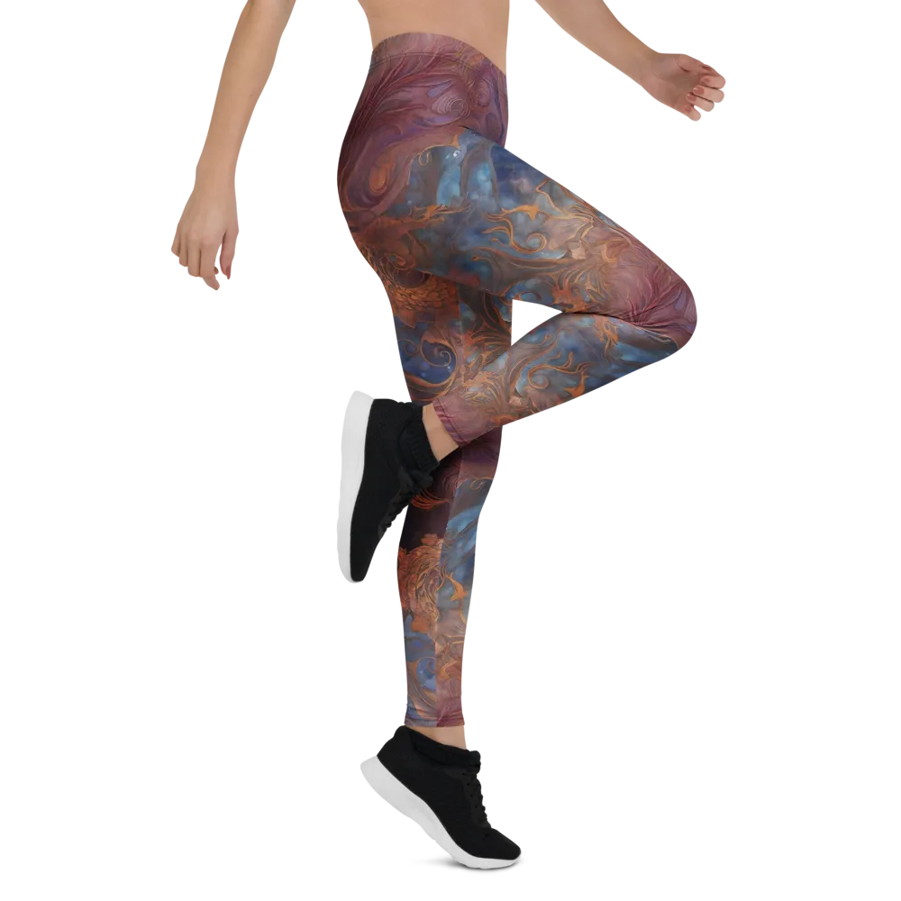 Embervine Reverie on Leggings — Right