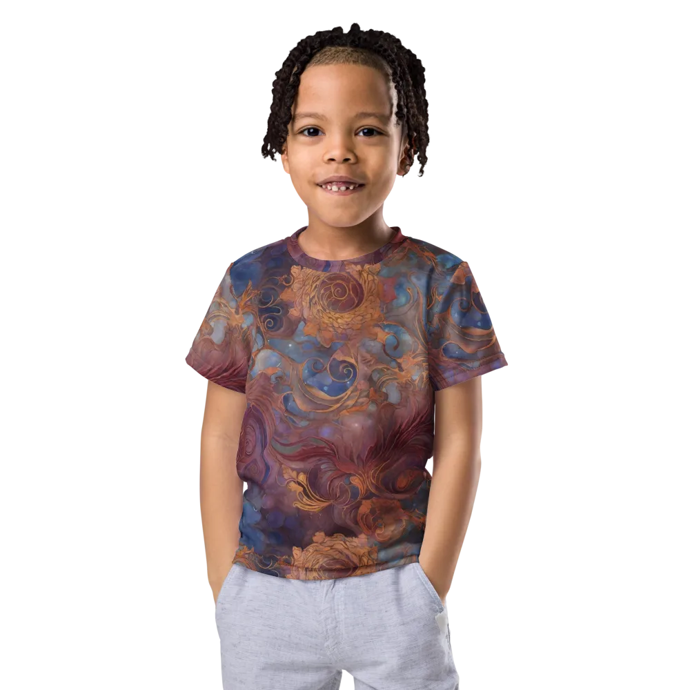 Embervine Reverie on Kids Crew Neck T-Shirt — Front