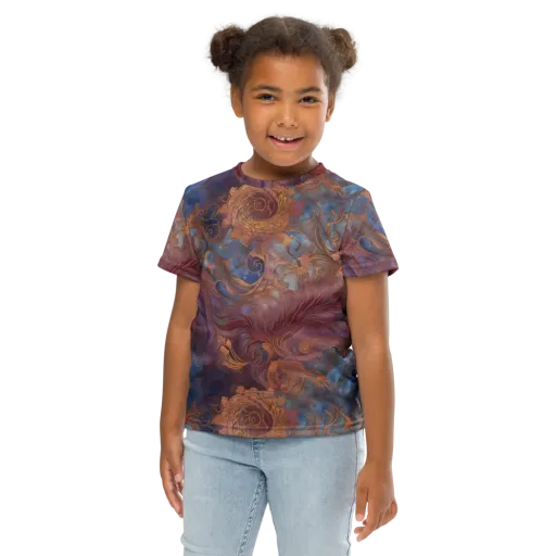 Embervine Reverie on a Kids Crew Neck T-Shirt