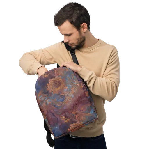 Embervine Reverie on a Minimalist Backpack
