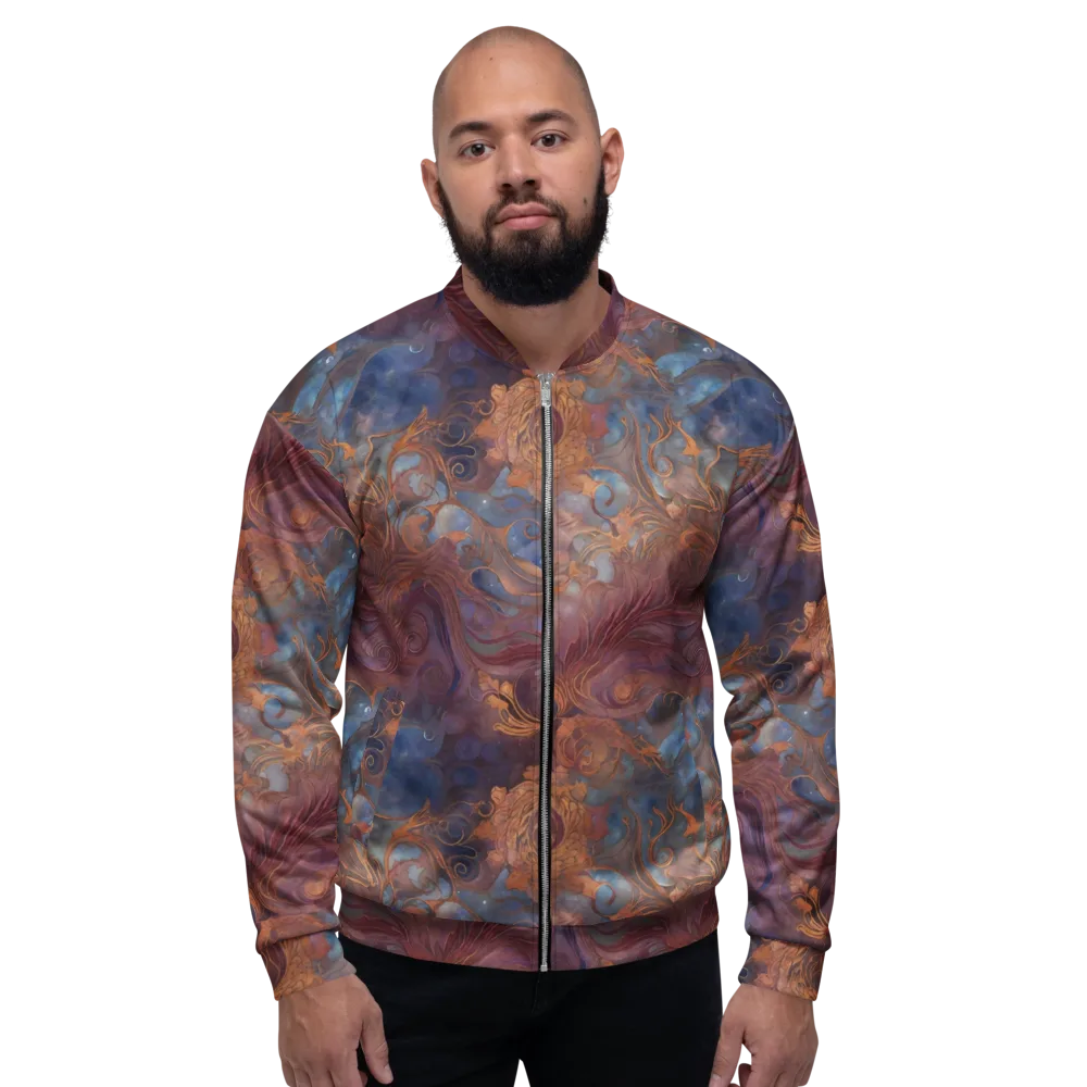 Embervine Reverie on Bomber Jacket — Front