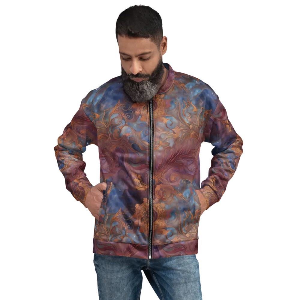 Embervine Reverie on Bomber Jacket — Front