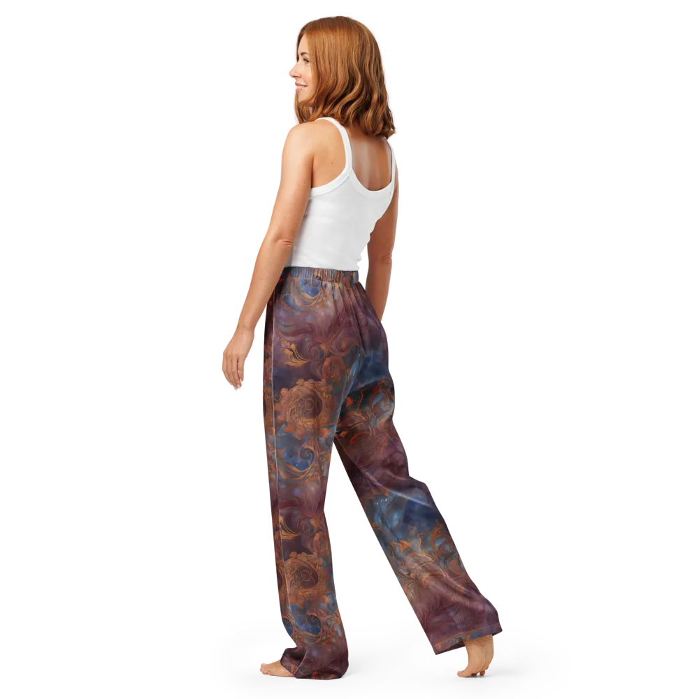 Embervine Reverie on Women's Pajama Pants — Back
