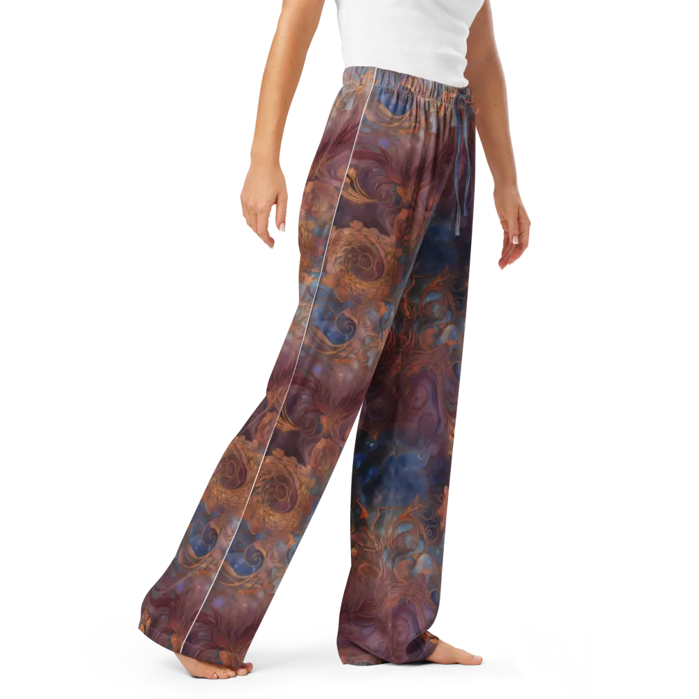 Embervine Reverie on Women's Pajama Pants — Right Front