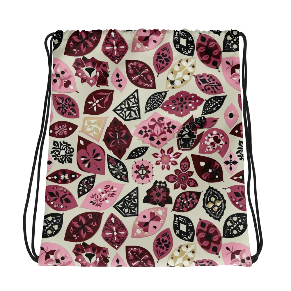Petal Mosaic on Drawstring Bag — Photo