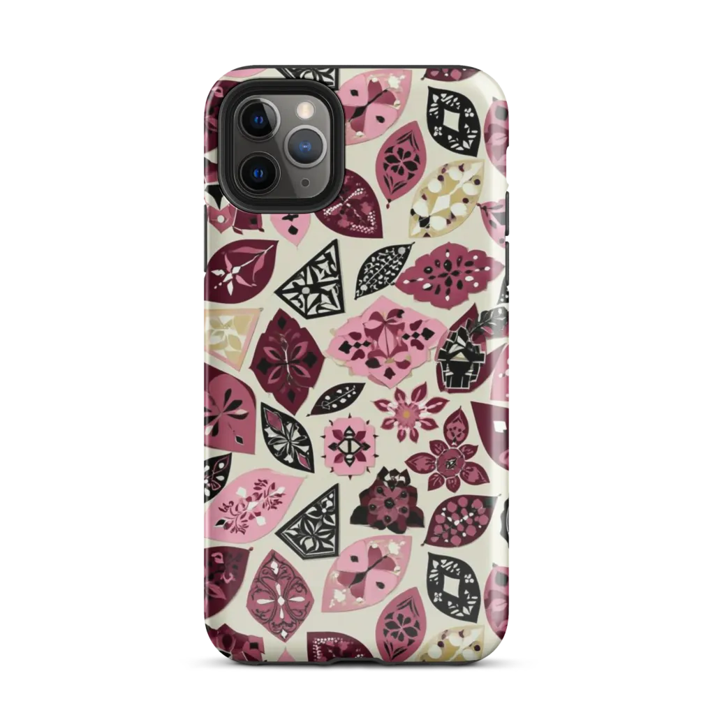 Petal Mosaic on Tough Case for iPhone® — Front