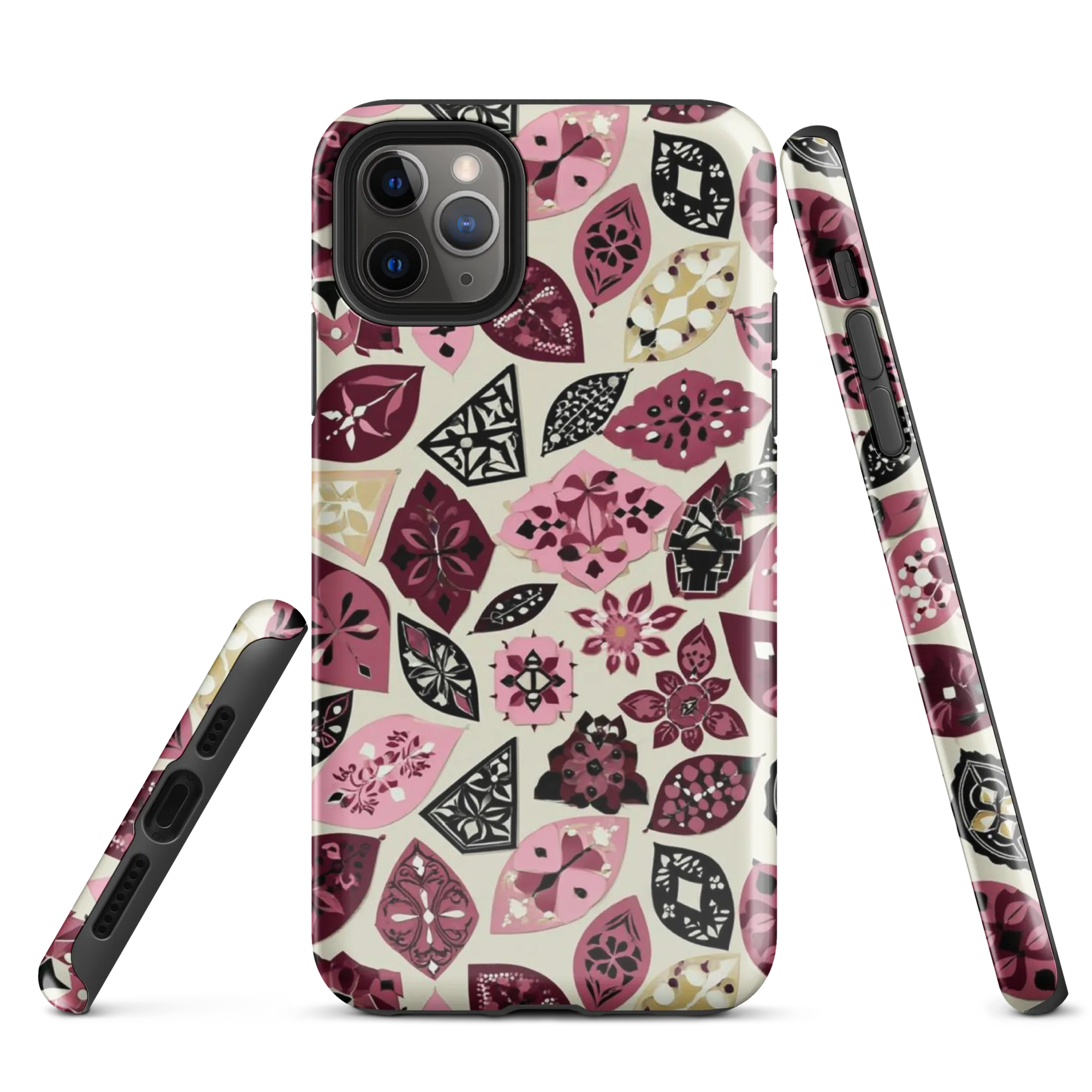 Petal Mosaic on Tough Case for iPhone® — Front