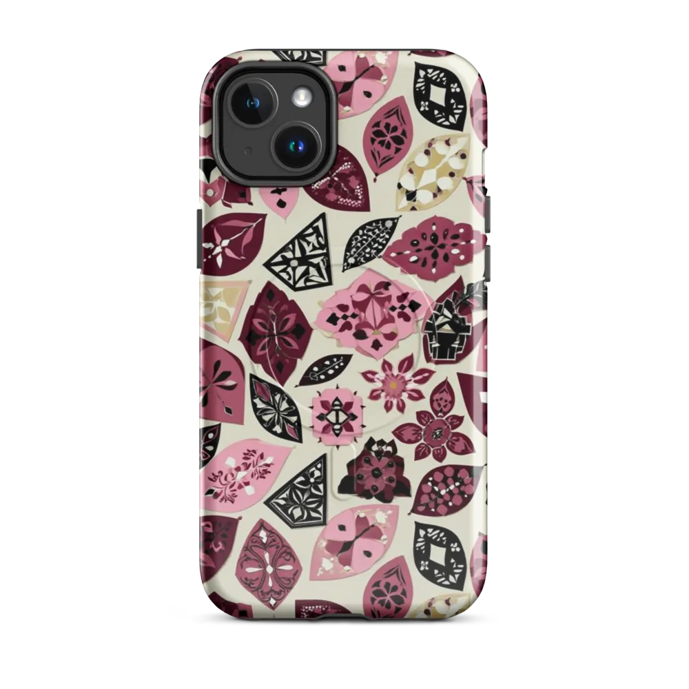 Petal Mosaic on MagSafe Tough Case for iPhone® — Front